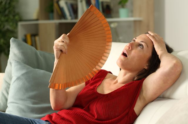 Woman Hot Flashes